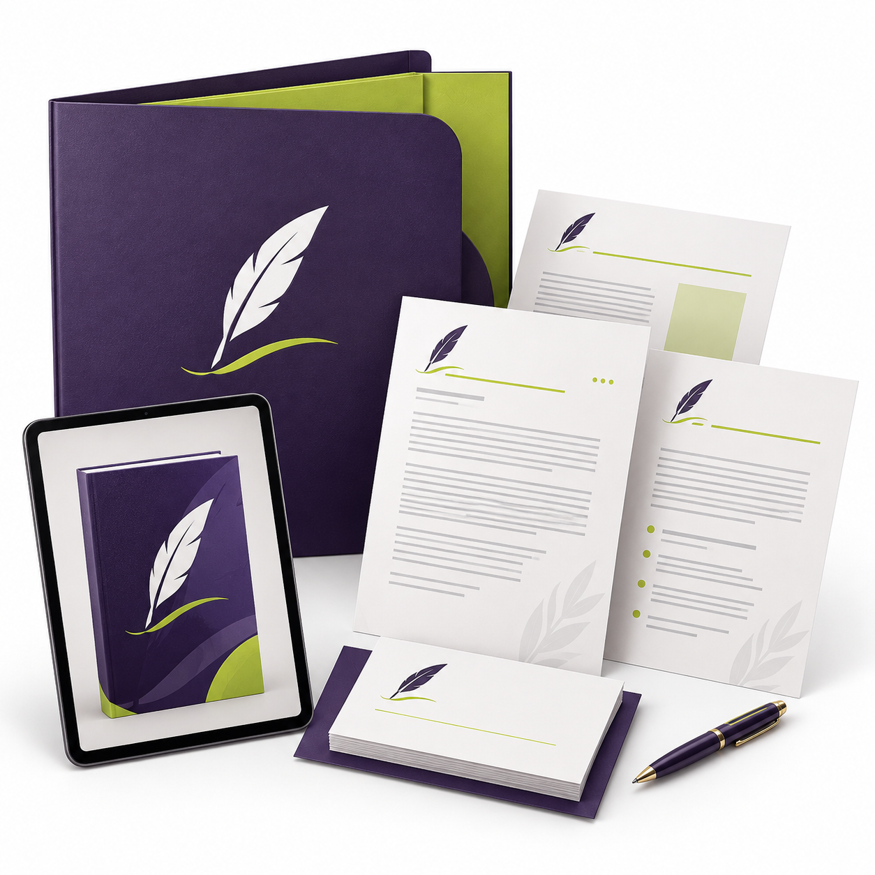 Vista de referencia: Press kit profesional